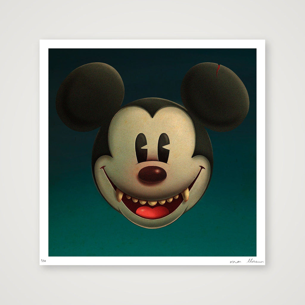 Mickey Vamp — 60×60cm, 24×24" Print only