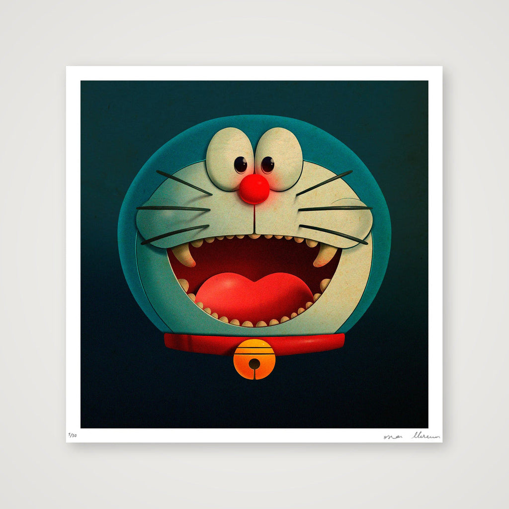 Doraemon Vamp — 60×60cm, 24×24" Print only