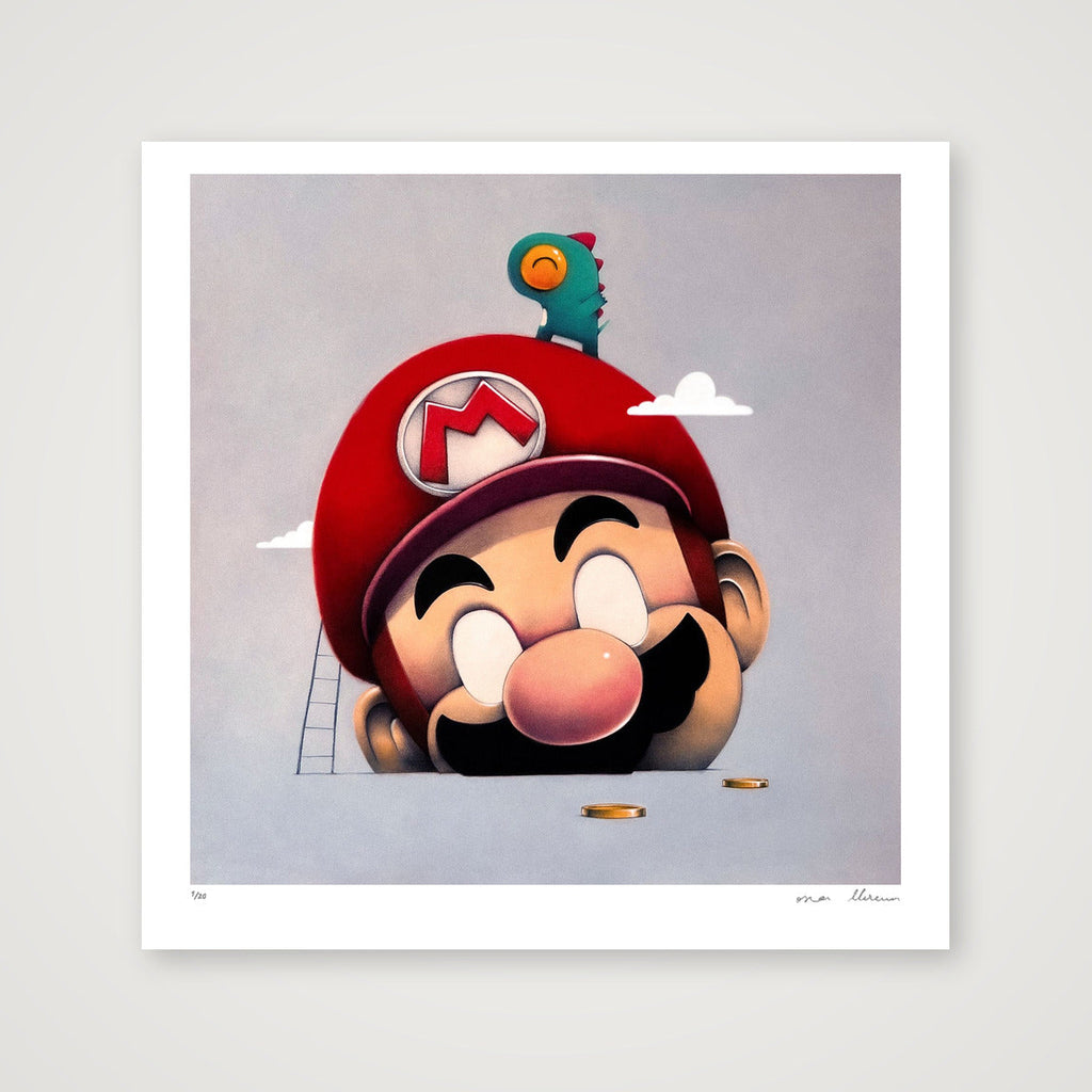 Mario´s memories — 70×70cm, 28×28" Print only