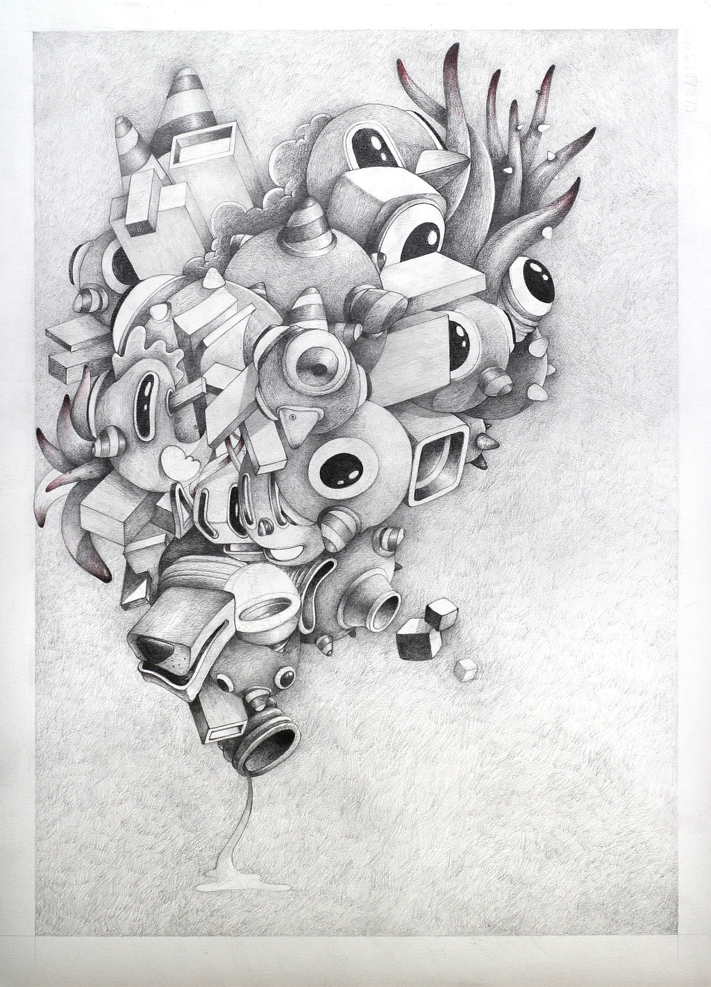Quietude. Original graphite drawing
