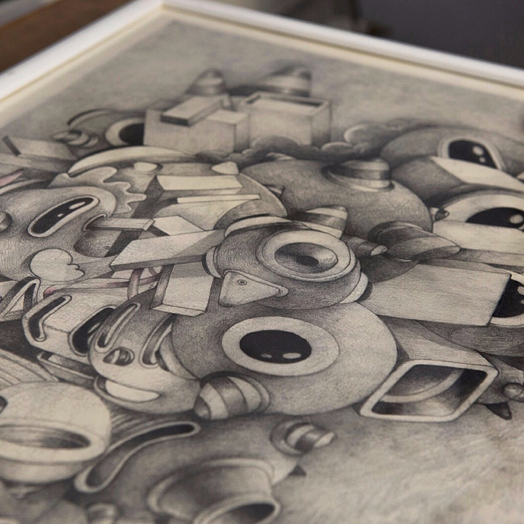 Quietude. Original graphite drawing