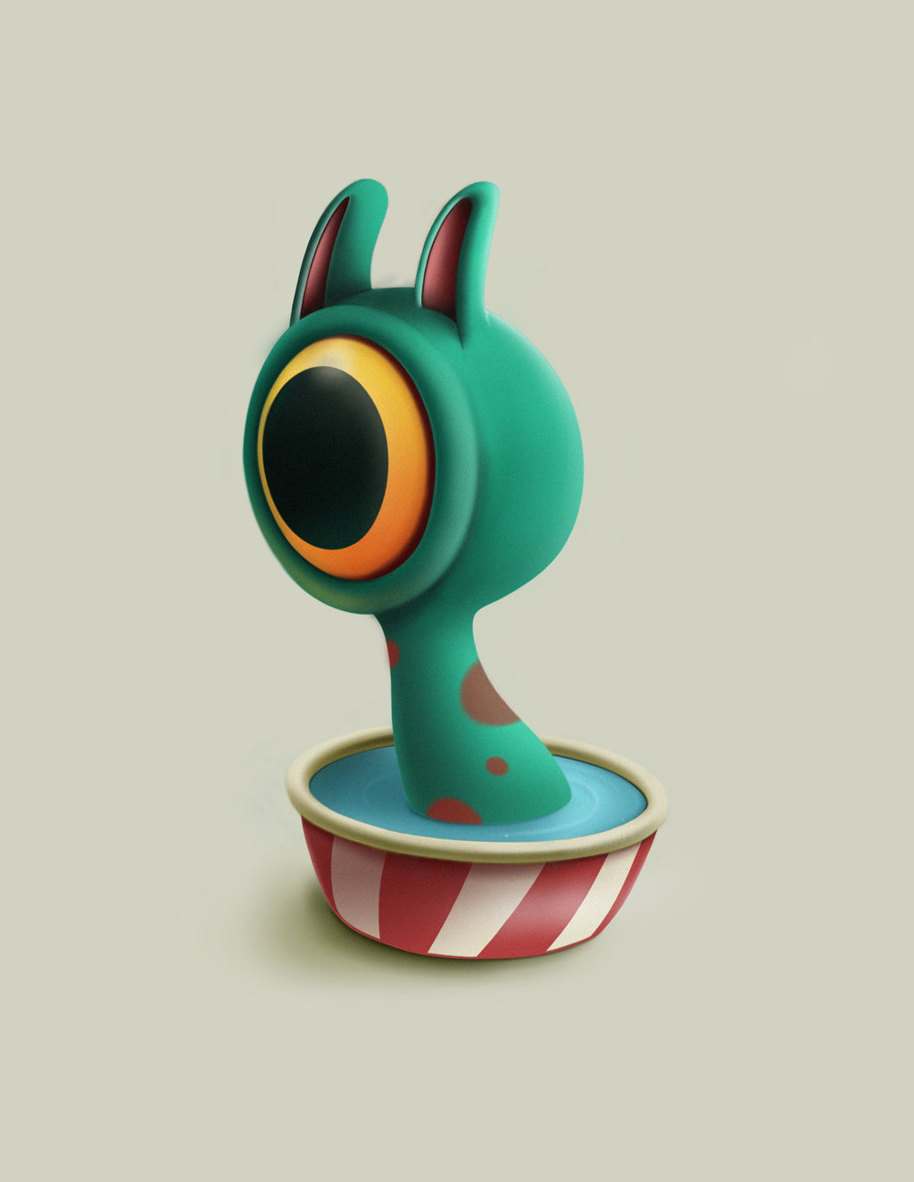 Akeku Vinyl Toy. Special edition.