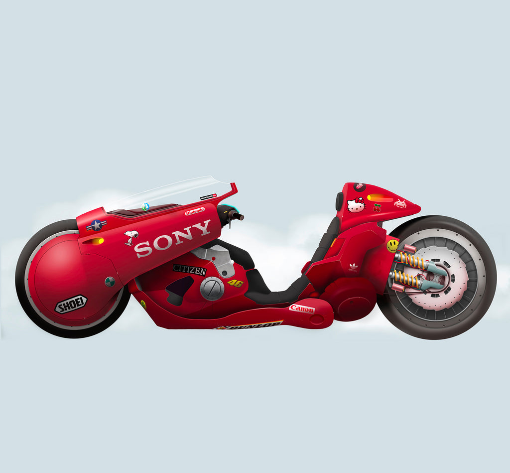 Kaneda´s Bike. Akira Anime